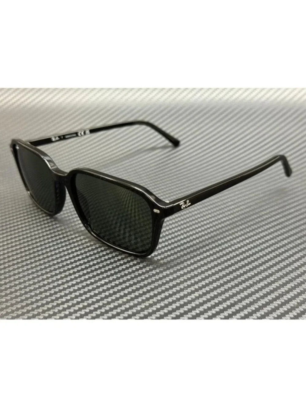 New Ray-Ban Men Black Sunglasses 56-18-145